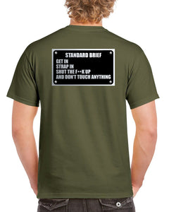 Veteran Gifts - Standard Brief - T-Shirt - British Military Humor - Dad Gifts - Fathers Day