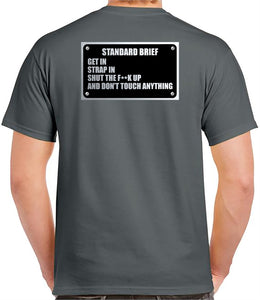 Veteran Gifts - Standard Brief - T-Shirt - British Military Humor - Dad Gifts - Fathers Day