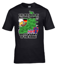 Load image into Gallery viewer, BAOR_mother_of_all_pub_crawls_t-shirt_military_humour_design_veterans