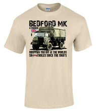 Load image into Gallery viewer, British_Army_vehicle_Bedford_MK_t-shirt_funny_slogan_design