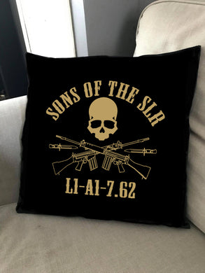 Sons of the SLR - Cushion Cover - Legend - British Gifts - Gifts For Her - Gifts For Him - Dad Gifts - Veteran Gifts.