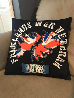 Falklands Veteran - British Gifts - Gifts For Her - Gifts For Him - Cushion Cover - Veteran Gifts.