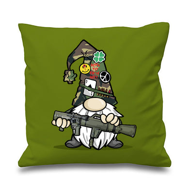 Military Dwarves - Gnomes - Carl - British Gifts - Gifts For Her - Gifts For Him - Cushion Cover - Veteran Gifts