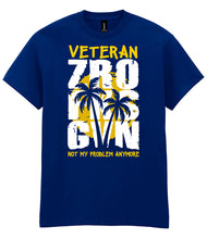 Load image into Gallery viewer, Veteran Zero FKS Given T-Shirt Funny Veteran Summer Tee