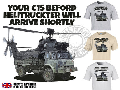 Military Humor - Bedford - Helitruckter - Veterans - Gifts - T-Shirt