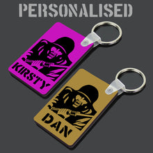Load image into Gallery viewer, Military Humor - Target Therapy - Personalised -  Keyring