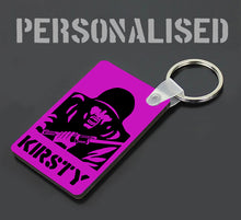 Load image into Gallery viewer, Military Humor - Target Therapy - Personalised -  Keyring