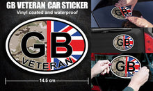Load image into Gallery viewer, British Military Gifts - British Army - GB Veteran - Veterans - Car Sticker