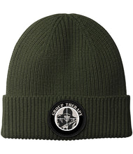 Load image into Gallery viewer, Group Therapy Military Beanie Hat – Printed Patch Dark Humour Gift