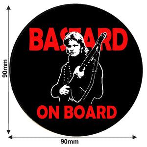 British Military Gifts - British Army - Sharpe - Bastard On Board - Veterans - Car Sticker