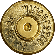 Load image into Gallery viewer, Military Ammunition Headstamp Coasters Set of 4 95mm Cork Backed Veteran Gift