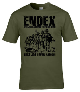 Military Gifts - Veteran Gifts - Best Job I Ever Had - Gifts - British Army - Endex - T-Shirt