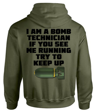 Military Humor - If You See Me Running - Hoodie