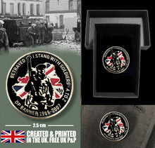 Load image into Gallery viewer, British Military Gifts - Northern Ireland - OP BANNER - Betrayed - Soldiers A-Z - Gift - Veterans - Pin Badge