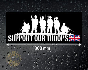 British Military Gifts - Veterans - British Army - Funny Gifts - Support Our Troops - Car Sticker