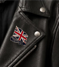 Load image into Gallery viewer, Veteran Union Jack Enamel Pin Badge | British Veteran Flag Lapel Pin