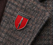Load image into Gallery viewer, Infantry Enamel Pin Badge | British Army Infantry Military Lapel Pin