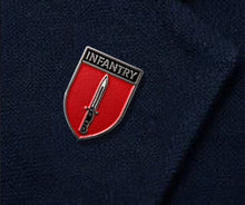 Load image into Gallery viewer, Infantry Enamel Pin Badge | British Army Infantry Military Lapel Pin
