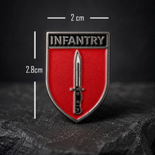 Load image into Gallery viewer, Infantry Enamel Pin Badge | British Army Infantry Military Lapel Pin