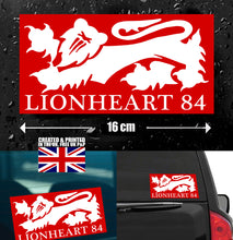 Load image into Gallery viewer, British Military Gifts - British Army - Funny Gifts - Operation Lionheart 84 - Veterans - Car Sticker