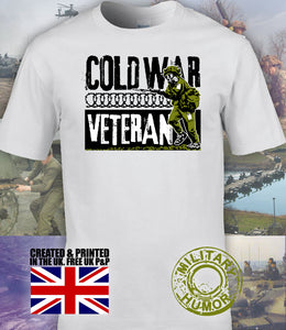 Military Gifts - Cold War - Veteran - British Army - Gifts - Veterans - T-Shirt