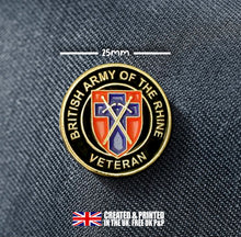 Load image into Gallery viewer, Military Humor - BAOR Veteran - Germany - Limited Edition - Veteran Gifts - British Army - Pin Badge