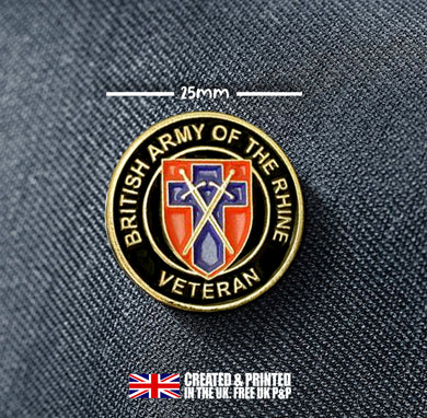 Military Humor - BAOR Veteran - Germany - Limited Edition - Veteran Gifts - British Army - Pin Badge
