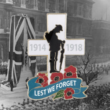 Load image into Gallery viewer, British Military Gifts - Lest We Forget - Tommy - Remembrance - Gift - Veterans - Pin Badge