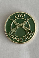 Load image into Gallery viewer, Military Humor - The General - GPMG - The Gimpy - Limited Edition - Veteran Gifts - British Army - Pin Badge