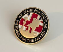 Load image into Gallery viewer, British Military Gifts - Stand For The Flag - Patriot - Gift - Veterans - Pin Badge