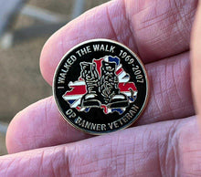 Load image into Gallery viewer, British Military Gifts - Northern Ireland - OP BANNER - WALKED THE WALK - Gift - Veterans - Pin Badge