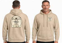 Load image into Gallery viewer, Military Vitruvian Man Hoodie Military Humour Graphic Sweatshirt