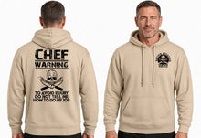 Load image into Gallery viewer, Chef Warning Hoodie – To Avoid Injury Do Not Tell Me How to Do My Job