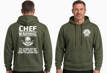 Load image into Gallery viewer, Chef Warning Hoodie – To Avoid Injury Do Not Tell Me How to Do My Job