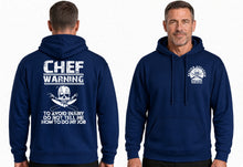 Load image into Gallery viewer, Chef Warning Hoodie – To Avoid Injury Do Not Tell Me How to Do My Job