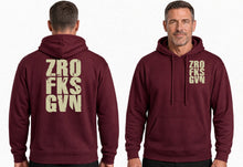 Load image into Gallery viewer, ZRO FKS GVN Hoodie – Zero F***s Given Military Humour Veteran Clothing