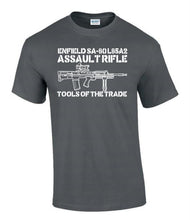 Load image into Gallery viewer, Enfield SA80 L85A2 Tools Of The Trade T-Shirt British Army Assault Rifle Tee