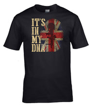 Load image into Gallery viewer, It's In My DNA Veteran Military Pride T-Shirt