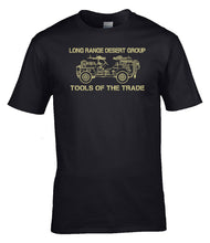 Load image into Gallery viewer, Long Range Desert Group Tools Of The Trade T-Shirt LRDG Military History Tee