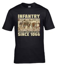 Load image into Gallery viewer, Infantry Since 1066 T-Shirt Providing Targets Military Humour