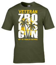 Load image into Gallery viewer, Veteran Zero FKS Given T-Shirt Funny Veteran Summer Tee