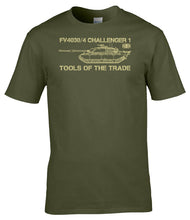 Load image into Gallery viewer, FV4030/4 Challenger 1 Tools Of The Trade T-Shirt British Army Tank Tee