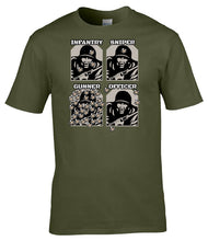 Load image into Gallery viewer, Infantry Sniper Gunner Officer Military Humour T-Shirt