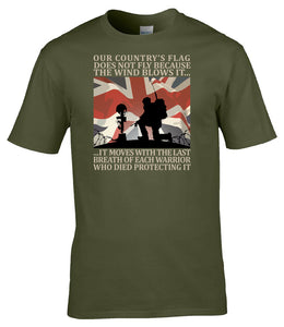 Military Humor - Fly The Flag - Patriot - Union Jack - Veterans - Gifts