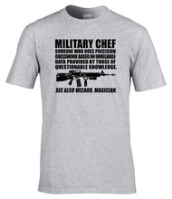 Load image into Gallery viewer, Military Chef Definition T-Shirt | Funny Army Catering Corps Tee
