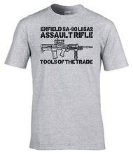 Load image into Gallery viewer, Enfield SA80 L85A2 Tools Of The Trade T-Shirt British Army Assault Rifle Tee