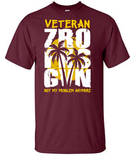 Load image into Gallery viewer, Veteran Zero FKS Given T-Shirt Funny Veteran Summer Tee