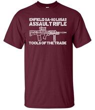 Load image into Gallery viewer, Enfield SA80 L85A2 Tools Of The Trade T-Shirt British Army Assault Rifle Tee