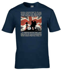 Military Humor - Fly The Flag - Patriot - Union Jack - Veterans - Gifts