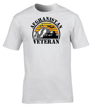 Load image into Gallery viewer, Afghanistan Veteran T-Shirt Military Veteran Sunset Graphic Tee
